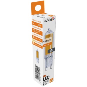 Avide LED 5W G9 COB WW 3000K Dimm. Kapszula