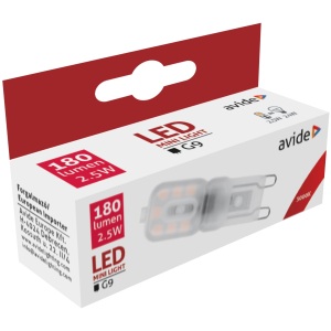 Avide LED 2.5W G9 WW 3000K fekvő Kapszula