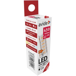 Avide LED 4.2W G9 WW 3000K Kapszula