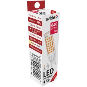 Avide LED 2.2W G9 COB WW 3000K Kapszula