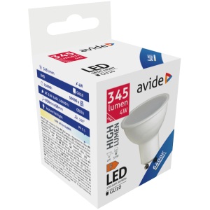 Avide LED Spot ALU+plastic 6W GU5.3 12V NW 4000K Szpot