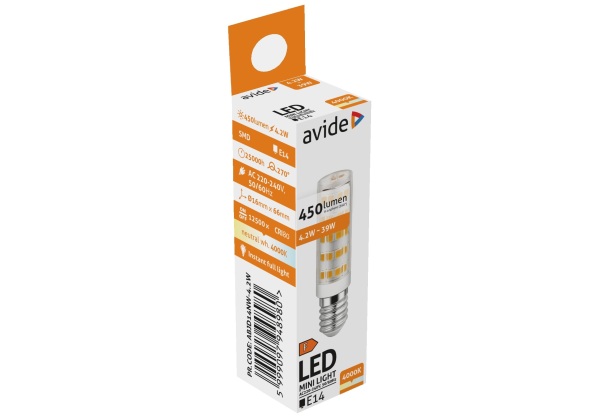 Avide LED 4.2W JD E14 NW 4000K Kapszula