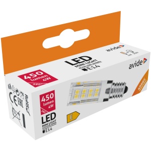 Avide LED 4W JD E14 NW 4000K fekvő Kapszula