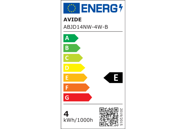 Avide LED 4W JD E14 NW 4000K fekvő Kapszula