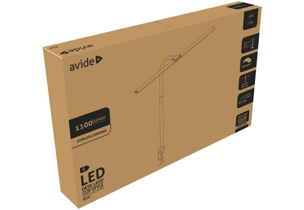Avide LED Asztali Lámpa Duplafejű 18W LEDes