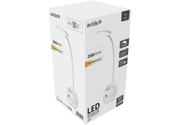 Avide LED Asztali Lámpa Tolltartóval 5W LEDes