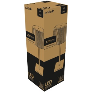 Avide LED Asztali Lámpa Feher USB 4W LEDes