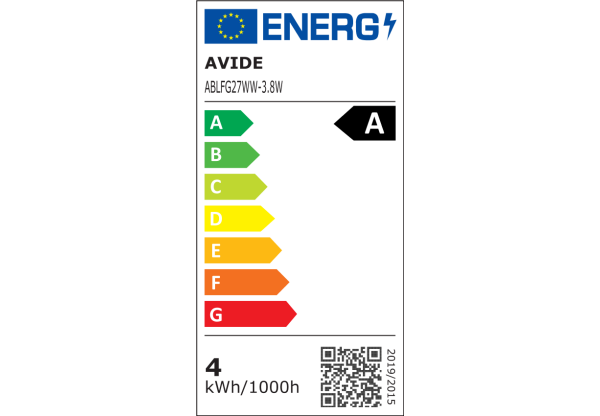 Avide LED Filament Globe 3.8W E27 WW 3000K Super High Lumen Gömb