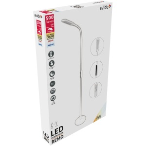 Avide LED Állólámpa Remo 9W CCT Fekete Állólámpa