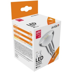 Avide LED Filament R50 4W E14 160° NW 4000K Speciális