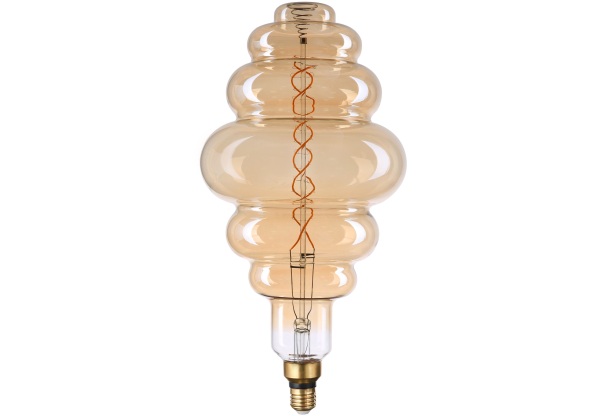 Avide LED Jumbo Filament Bixby 200x410mm Amber 8W E27 2400K Fényerőszabályzós Jumbo