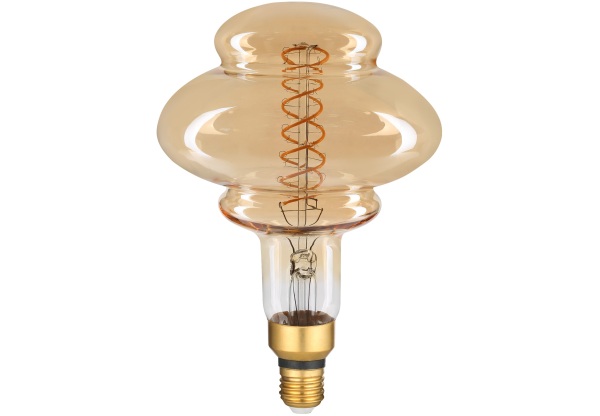 Avide LED Jumbo Filament Pearl 160x210mm Amber 8W E27 2400K Fényerőszabályzós Jumbo