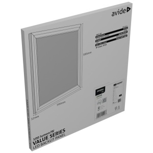 Avide LED Panel 600x600mm 36W NW 4000K 100lm/W Value Range Backlit Value