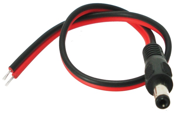 Avide LED Szalag 12V DC Csatlakozós Kábel-Apa Egyszínű