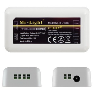 Avide LED Szalag 5-24V 144W Fényerőszabályzó Mini Jelerősítő Egyszínű