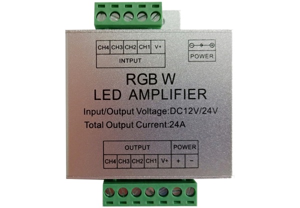Avide LED Szalag 12-24V 288W RGB+W Jelerősítő RGB+W