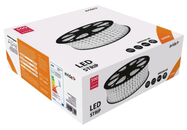 Avide LED Szalag 220V 4.8W 4000K IP67 50m 220V Szalag