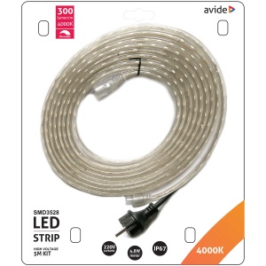 Avide LED Neon Szalag RGB 12V távirányítóval 5m Szettek