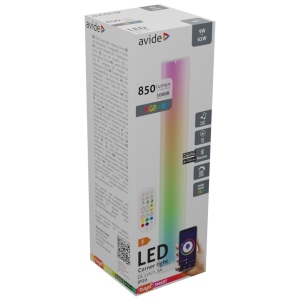 Avide LED saroklámpa digitális RGB + W zene szenzorral Állólámpa
