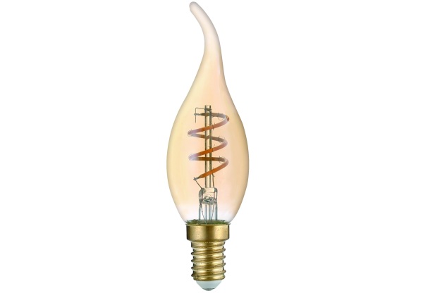 Avide LED Soft Filament Candle Flame 3W E14 EW 2700K Soft