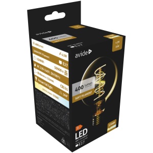 Avide LED Soft Filament T9 4.5W E27 EW 2700K Soft