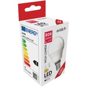 Avide LED Globe Mini G45 6.5W E14 EW 2700K Mini Gömb