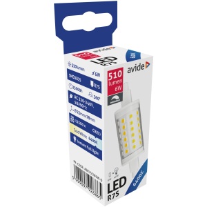 Avide LED 4.5W R7S 20x78mm CW 6400K Lineáris