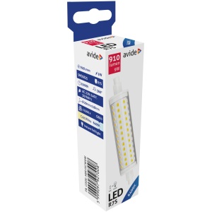 Avide LED 10W R7S 23x118mm CW 6400K Fényerőszabályzós Lineáris