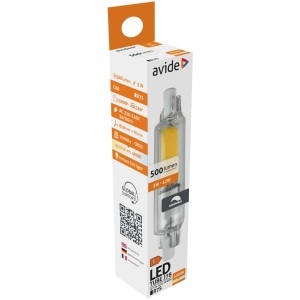 Avide LED 10W R7S 23x118mm CW 6400K Fényerőszabályzós Lineáris