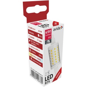 Avide LED 6W R7S 23x78mm WW 3000K Fényerőszabályzós Lineáris