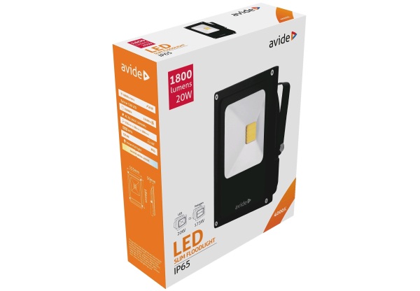 Avide LED Reflektor Slim 20W NW 4000K COB