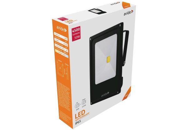 Avide LED Reflektor Slim 50W NW 4000K COB