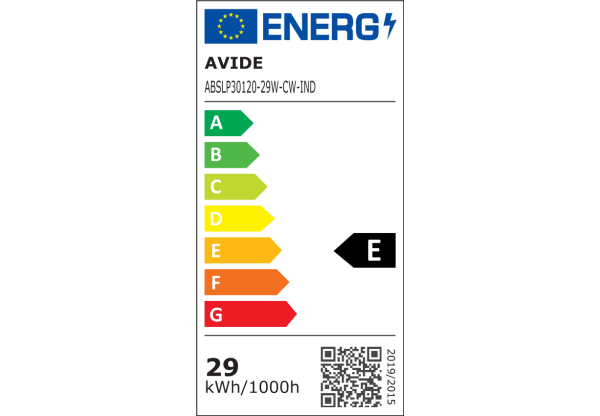 Avide LED Panel 300x1200mm 29W CW 6400K 120lm/W UGR+IP44 Industrial Range Industrial