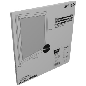 Avide LED Panel 300x600mm 30W WW 3000K 120lm/W UGR+IP44 Industrial Range Industrial