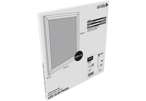 Avide LED Panel 600x600mm 36W NW 4000K 120lm/W UGR+IP44 Industrial Range Industrial