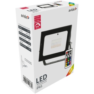 Avide LED Reflektor Slim SMD 30W NW 4000K Fehér Normál