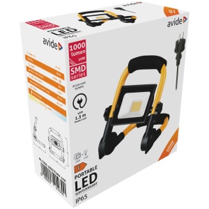 Avide LED Reflektor Slim SMD 10W állványos 1.5m NW 4000K Állványos