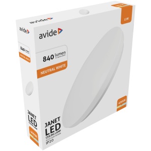 Avide LED Mennyezeti Lámpa Janet 12W 260*60mm NW 4000K 12W