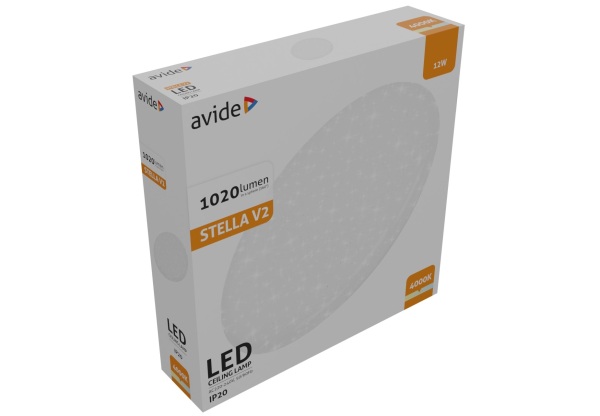 Avide LED Mennyezeti Lámpa Stella V2 12W 280*65mm NW 4000K 12W