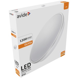 Avide LED Mennyezeti Lámpa Olivia Ezüst 15W 280*55mm NW 4000K 15W