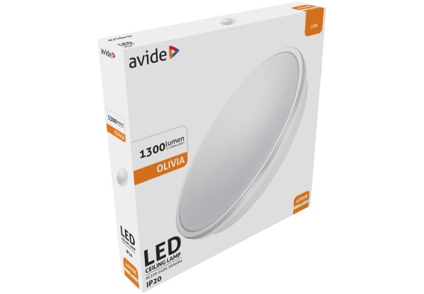 Avide LED Mennyezeti Lámpa Olivia Ezüst 15W 280*55mm NW 4000K 15W