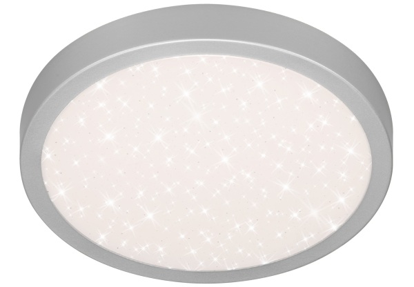 Avide LED Mennyezeti Lámpa Pandora V2 Csillagos Ezüst 15W 280*40mm NW 4000K 15W