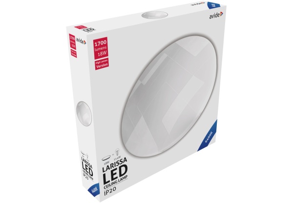 Avide LED Mennyezeti Lámpa Larissa 18W 325*65mm CW 6400K 18W