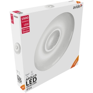 Avide LED Mennyezeti Lámpa Stella (Csillagos) 18W 330*100mm NW 4000K High Lumen 18W