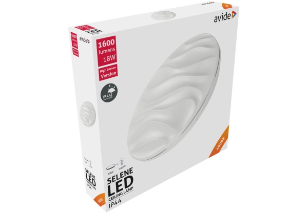 Avide LED Mennyezeti Lámpa IP44 Selene 18W 330*68mm NW 4000K 18W