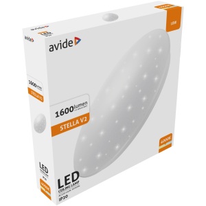 Avide LED Mennyezeti Lámpa Stella (Csillagos) 18W 330*100mm CW 6400K 18W