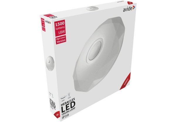 Avide LED Mennyezeti Lámpa Heracles 18W 348*66mm WW 3000K 18W