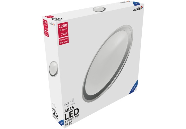 Avide LED Mennyezeti Lámpa Ares 24W 430*90mm CW 6400K 24W