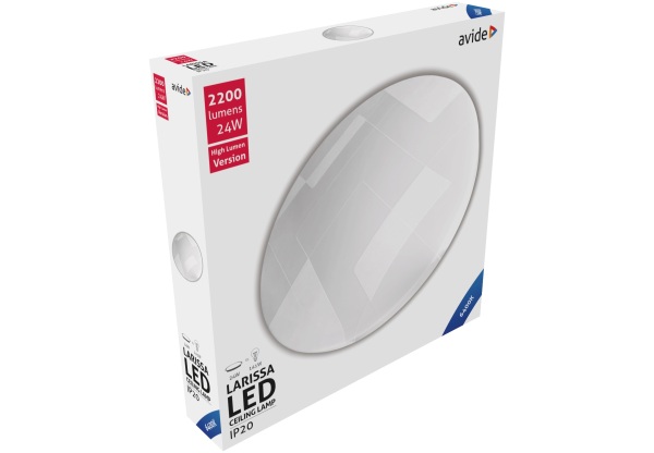 Avide LED Mennyezeti Lámpa Larissa 24W 375*70mm CW 6400K 24W