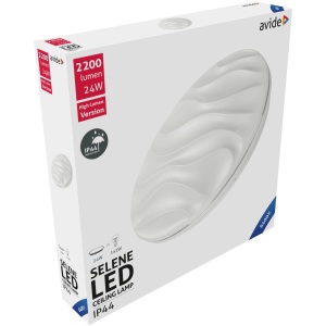 Avide LED Mennyezeti Lámpa IP44 Alice 24W 380*110mm NW 4000K 24W